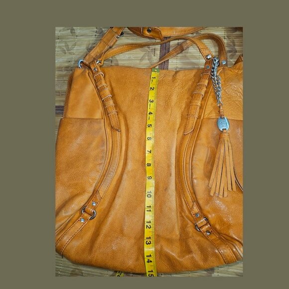 Shoulder/Crossbody/Handbag/Satchel/leather/vibrant color/bohemian - Picture 3 of 11